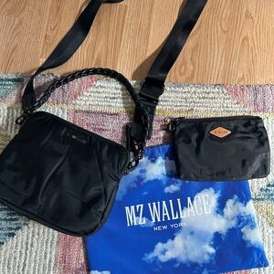 MZ Wallace Black Crossbody Bag Set